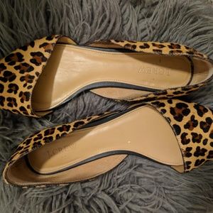Calf Hair J Crew Flats